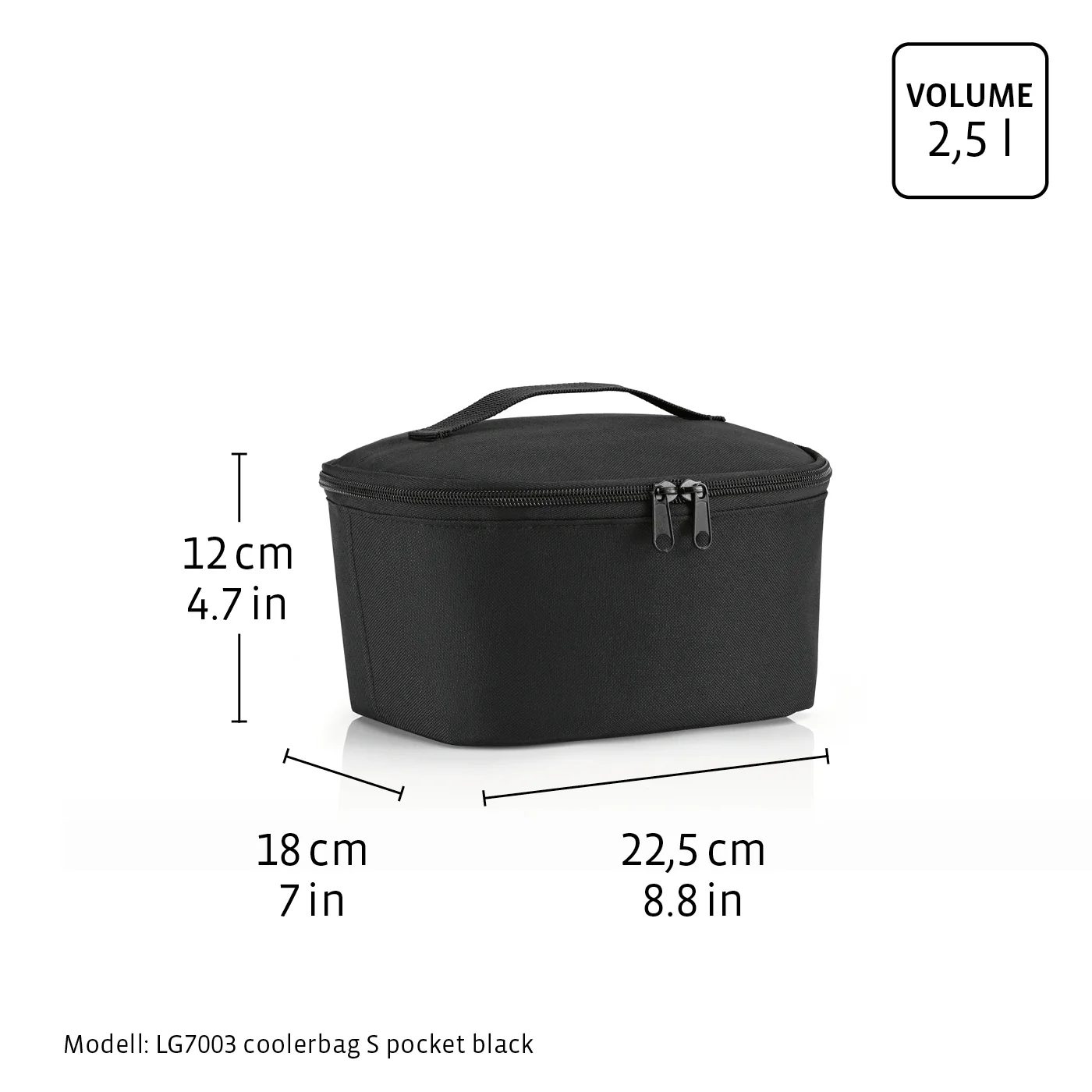 coolerbag S pocket twist silver - Image 4